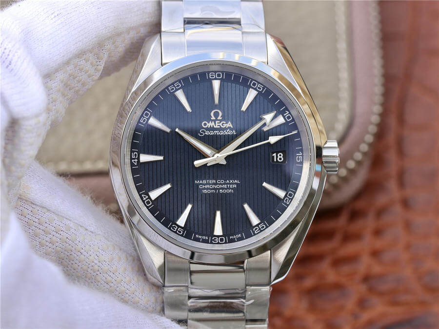 Replica Omega Seamaster 231.10.42.21.03.001 1:1 Best Edition Blue Dial - DEEPREPS