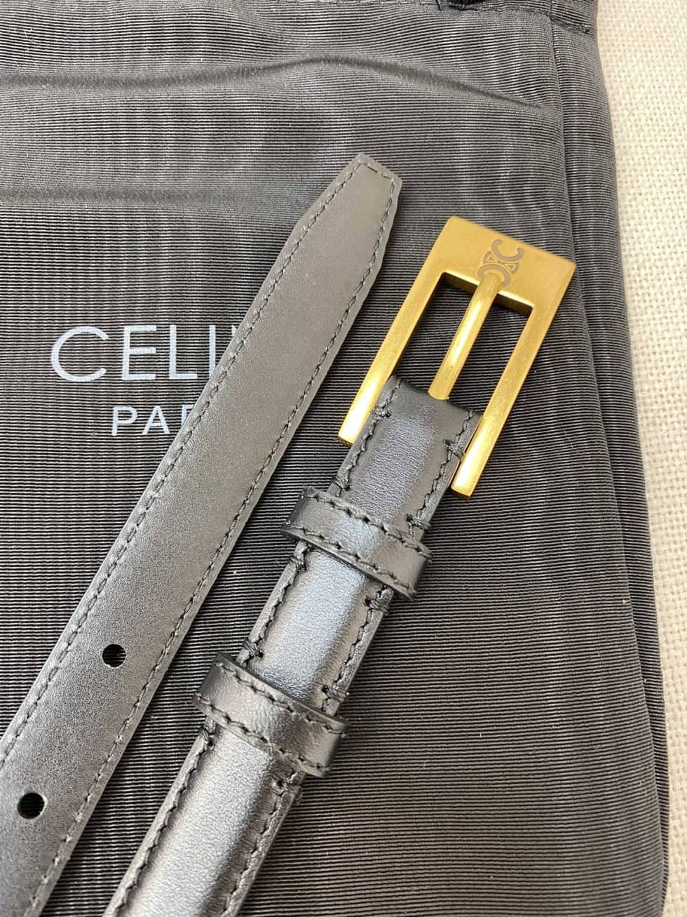 Celine Belt Dupe Online 18mm For Lady - DEEPREPS