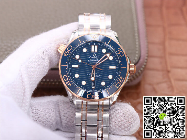 Replica Omega Seamaster 210.20.42.20.03.002 1:1 Best Edition Blue Dial - DEEPREPS