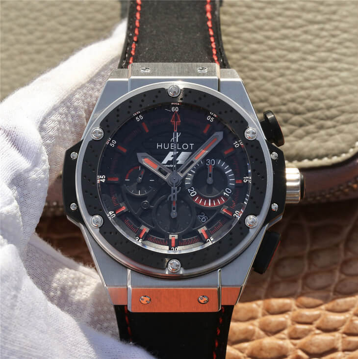Hublot Replica King Power 703.ZM.1123.NR.FMO10 1:1 Best Edition Black Dial - DEEPREPS