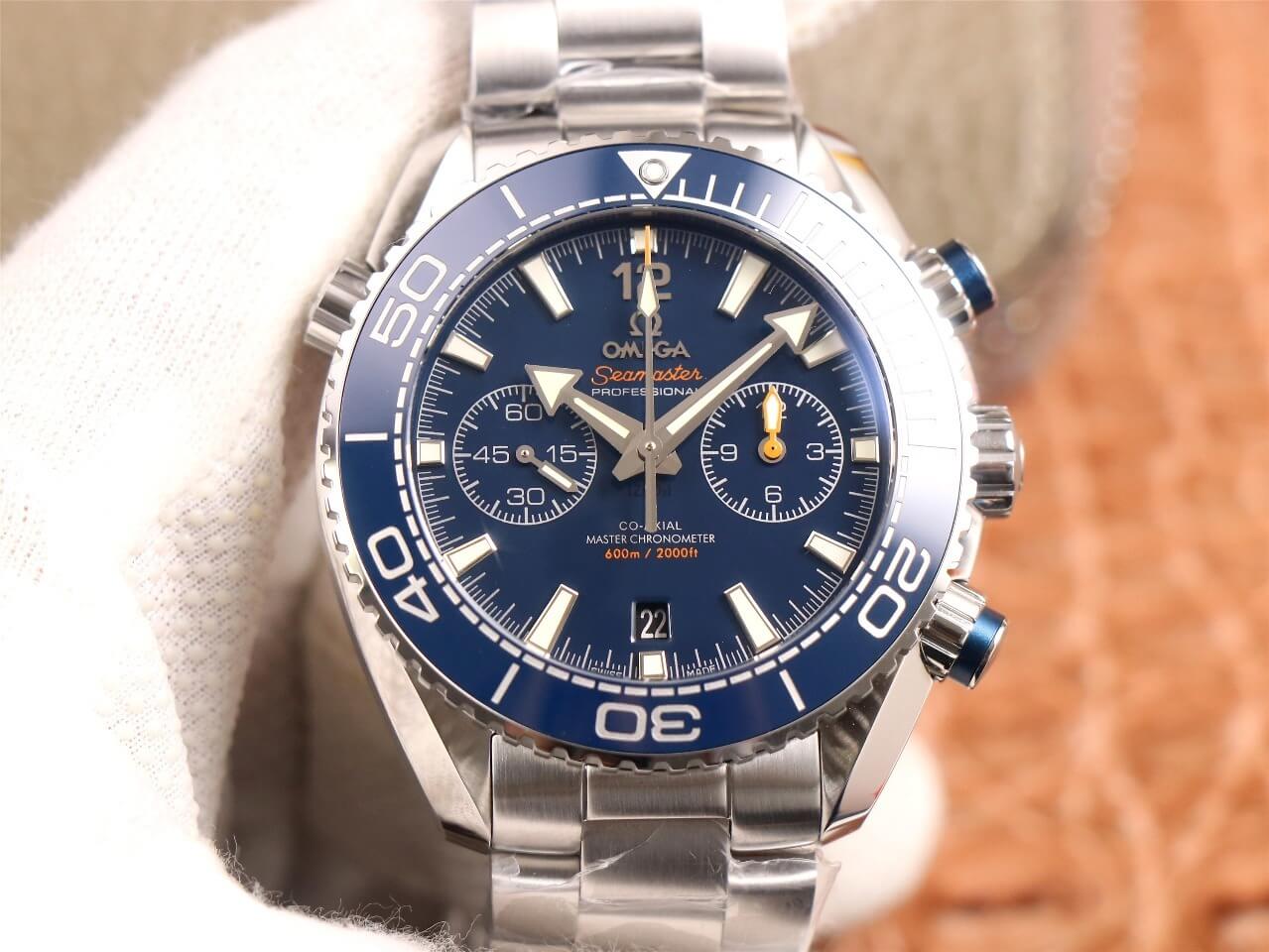 Replica Omega Seamaster 215.30.46.51.03.001 1:1 Best Edition V3 Blue Ceramic Bezel - DEEPREPS