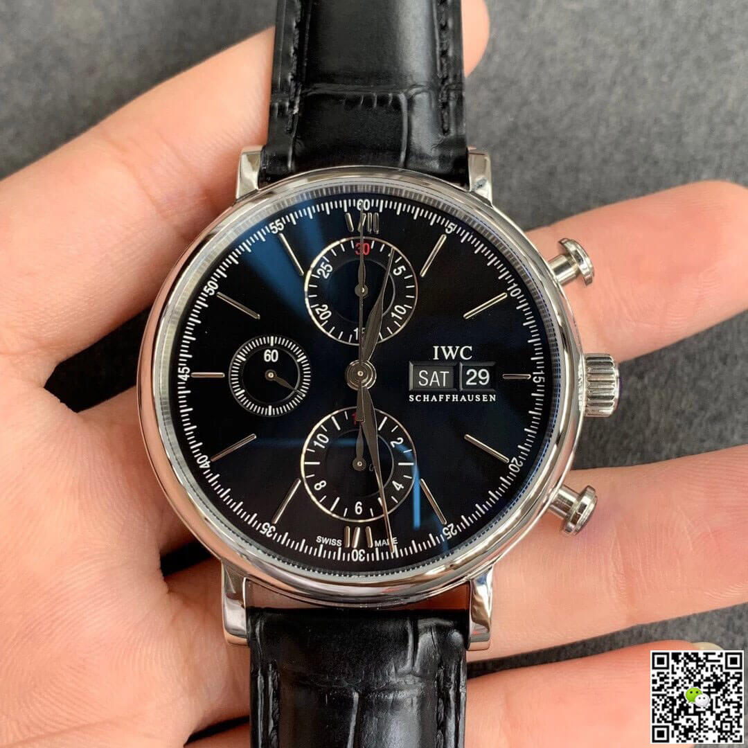 Replica IWC Portofino IW391008 1:1 Best Edition Black Dial - DEEPREPS