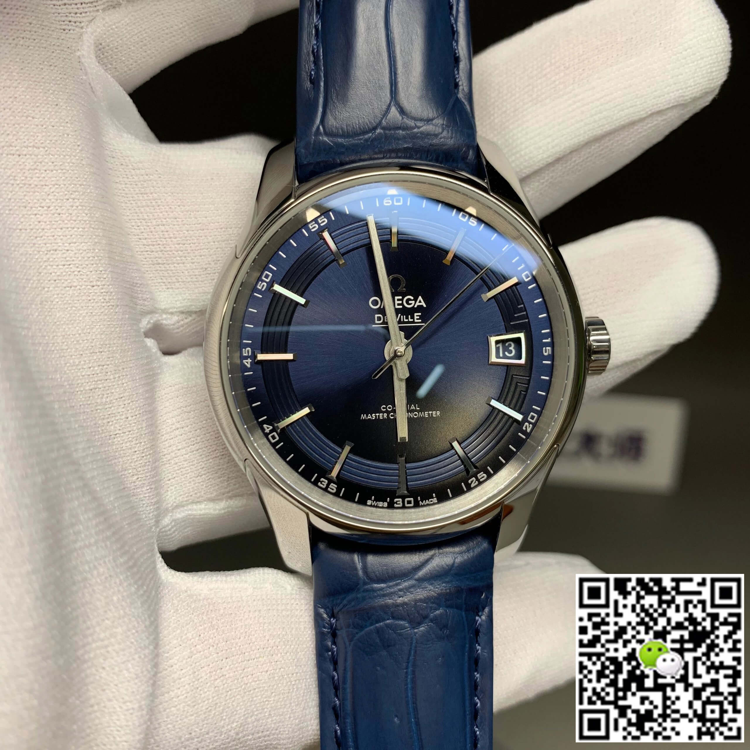 Replica Omega De Ville 433.33.41.21.03.001 1:1 Best Edition Blue Dial - DEEPREPS