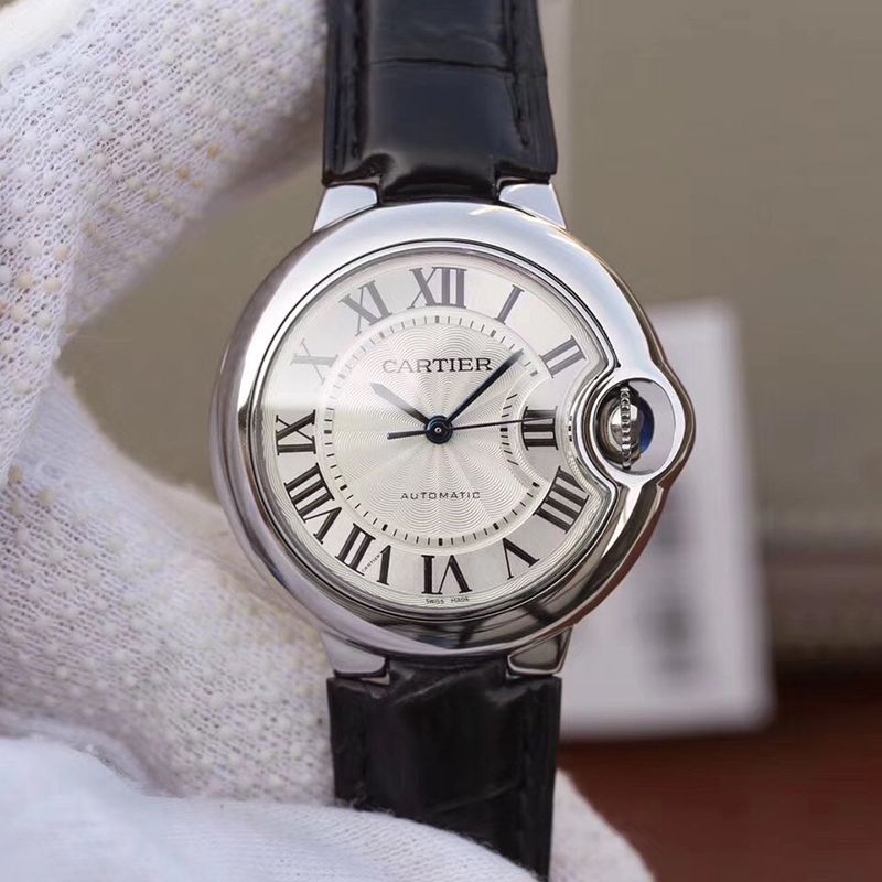Replica Ballon Bleu De Cartier W6920086 33mm 1:1 Best Edition White Textured Dial - DEEPREPS