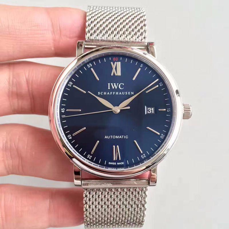 Replica IWC Portofino IW356512 1:1 Best Edition Blue Sunburst Dial - DEEPREPS
