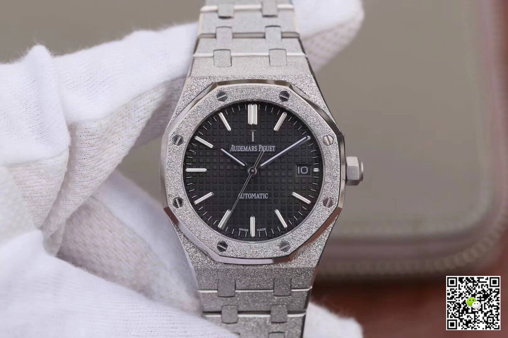 Replica Audemars Piguet Royal Oak 15454BC.GG.1259BC.01 1:1 Best Edition JH Factory Black Dial - DEEPREPS