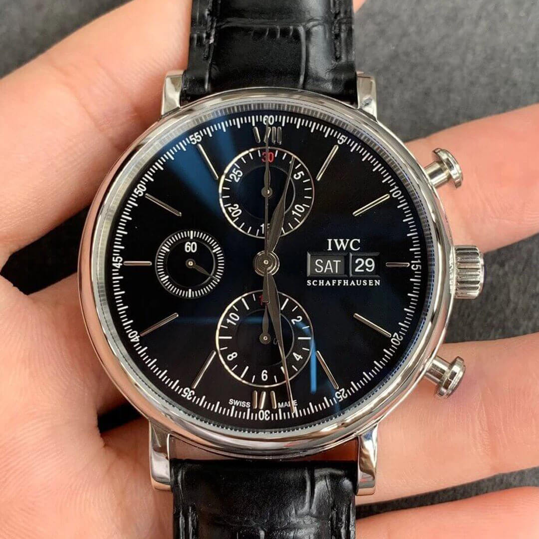Replica IWC Portofino IW391008 1:1 Best Edition Black Dial - DEEPREPS