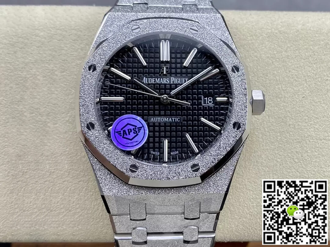 Replica Audemars Piguet Royal Oak 15410 1:1 Best Edition Black Dial - DEEPREPS