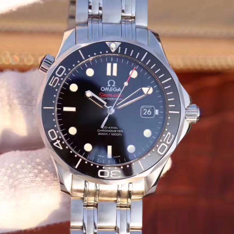 Replica Omega Seamaster Diver 300m 212.30.41.20.01.003 Mechanical Watches 1:1 Best Edition Black Dial - DEEPREPS