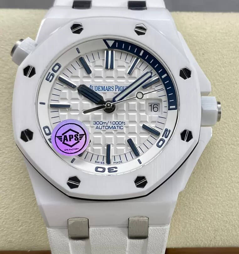 Replica Audemars Piguet Royal Oak Offshore 15707CB.OO.A010CA.01 1:1 Best Edition White Dial - DEEPREPS