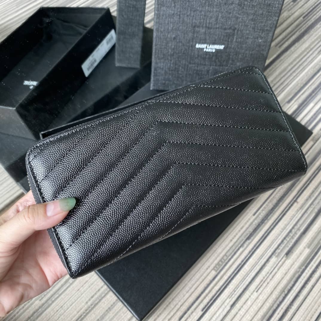 YSL Monogram Zip Around Replica Wallet - DEEPREPS