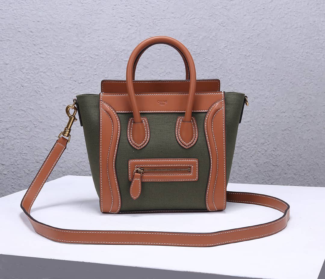 Celine Bag Dupe Luggage Nano Shopper Replica Handbag - DEEPREPS