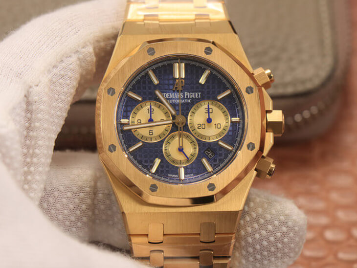 Replica Audemars Piguet Royal Oak Chronograph 26331BA.OO.1220BA.01 1:1 Best Edition Yellow Gold - DEEPREPS