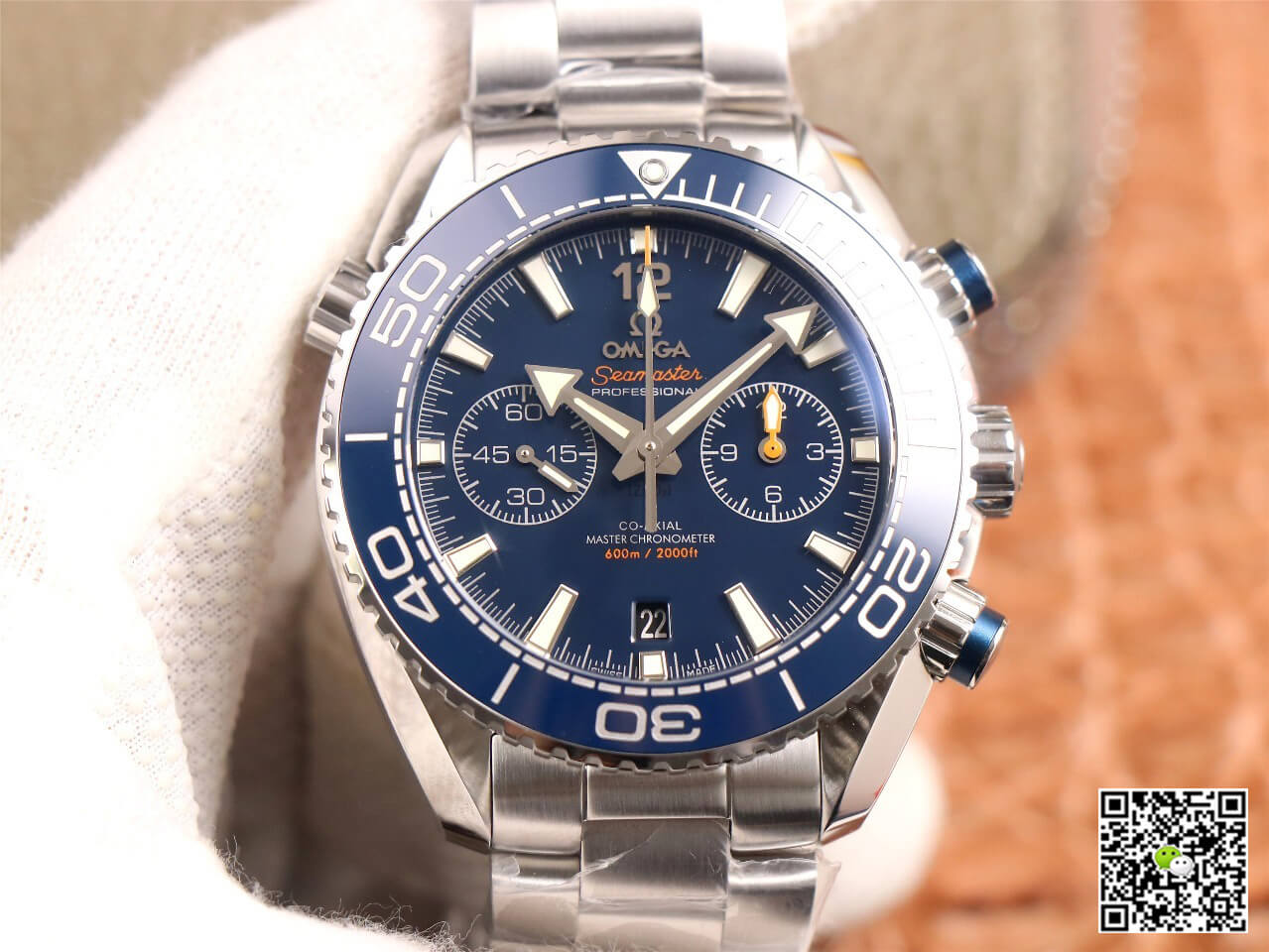 Replica Omega Seamaster 215.30.46.51.03.001 1:1 Best Edition V3 Blue Ceramic Bezel - DEEPREPS