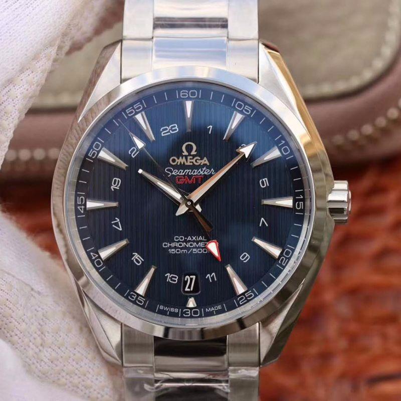 Replica Omega Seamaster Aqua Terra 231.10.43.22.03.001 1:1 Best Edition Blue Textured Dial - DEEPREPS