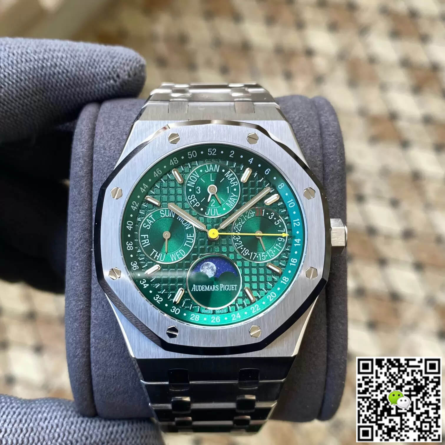 Replica Audemars Piguet Royal Oak 26606ST.OO.1220ST.01 1:1 Best Edition Green Dial - DEEPREPS