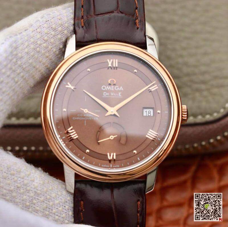 Replica Omega De Ville Prestige 424.23.40.20.13.001 1:1 Best Edition Brown Dial - DEEPREPS
