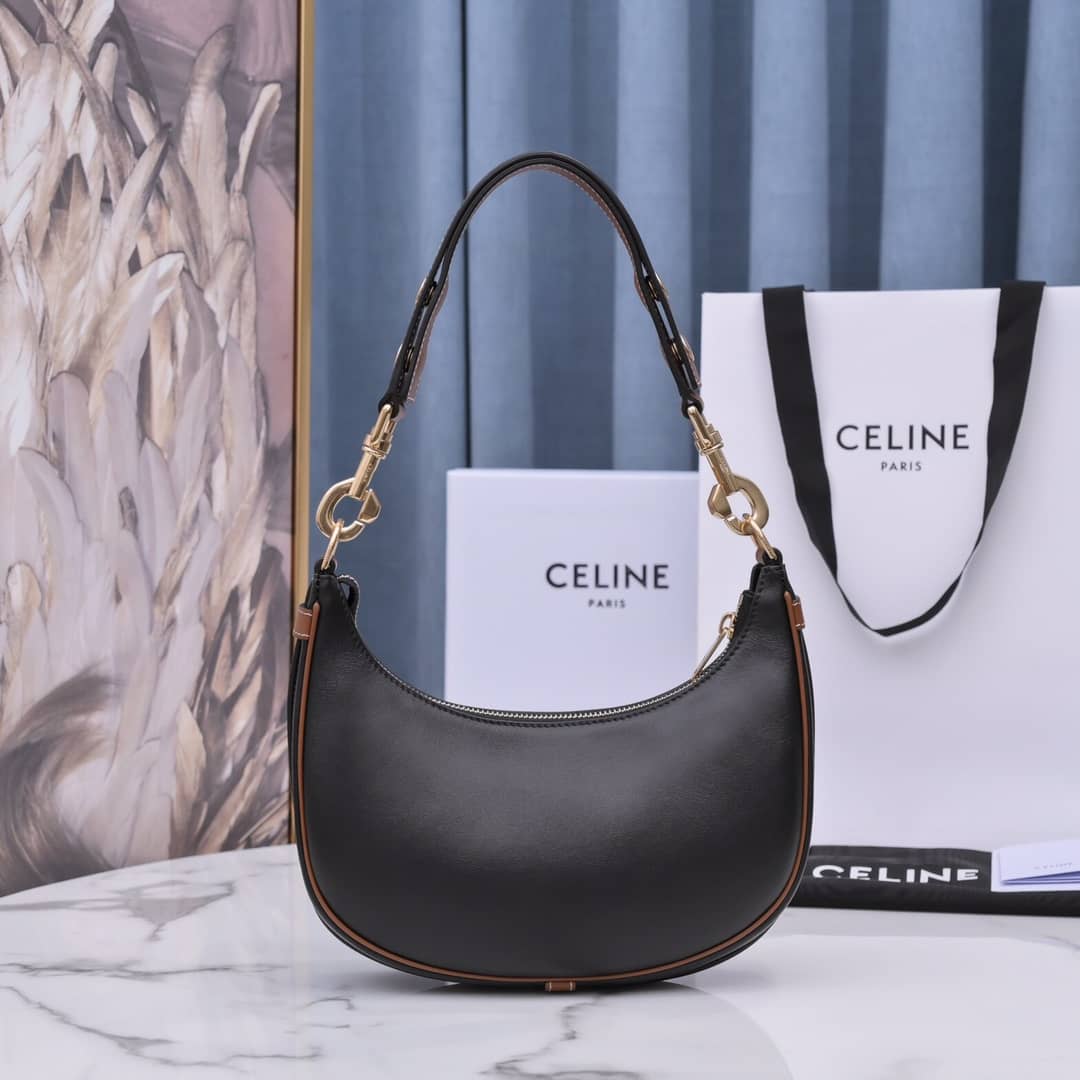 Celine Ava Calfskin Hobo Replica Bag - DEEPREPS