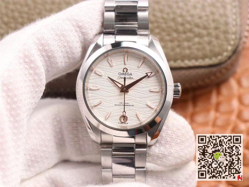 Replica Omega Seamaster 220.10.38.20.02.002 Aqua Terra 150M 1:1 Best Edition White dial - DEEPREPS