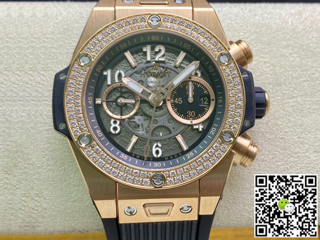 Replica Hublot BIG BANG 421.OX.1180.RX.1104 1:1 Best Edition Skeleton Dial - DEEPREPS
