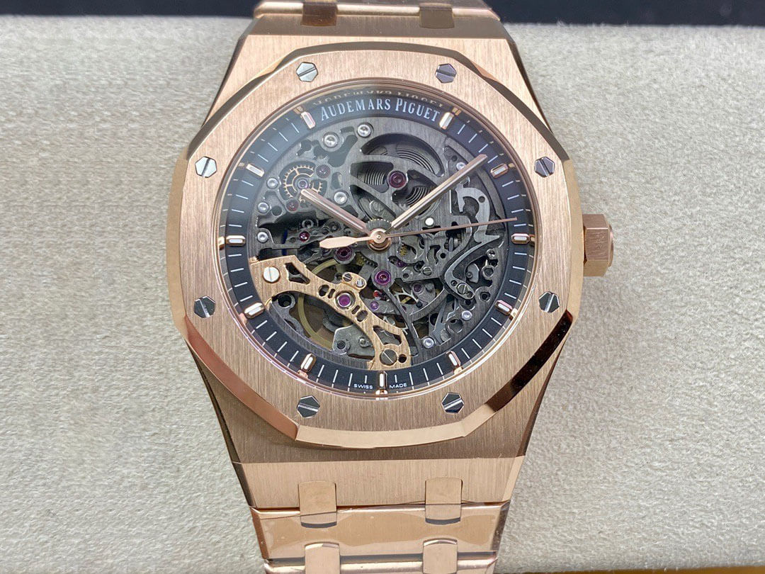 Replica Audemars Piguet Royal Oak 15407OR.OO.1220OR.01 1:1 Best Edition Dark Grey Dial - DEEPREPS