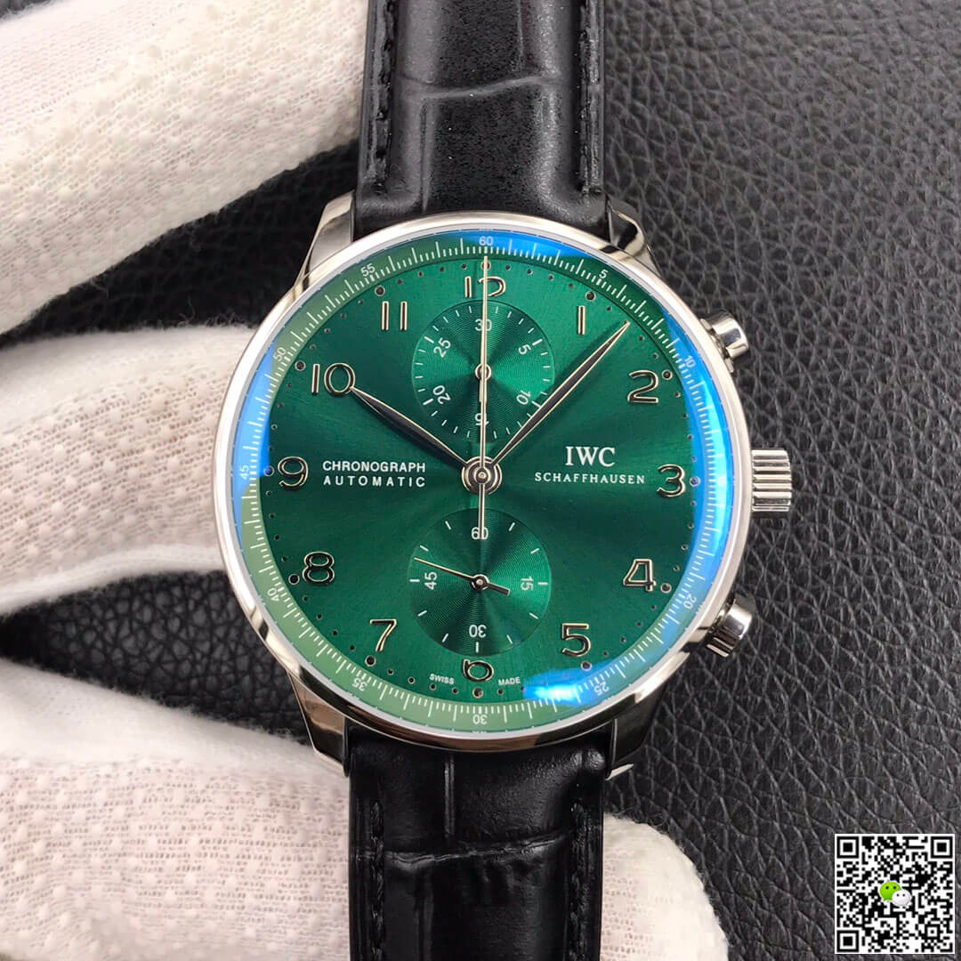 Replica IWC Portugieser IW371615 1:1 Best Edition Green Dial - DEEPREPS