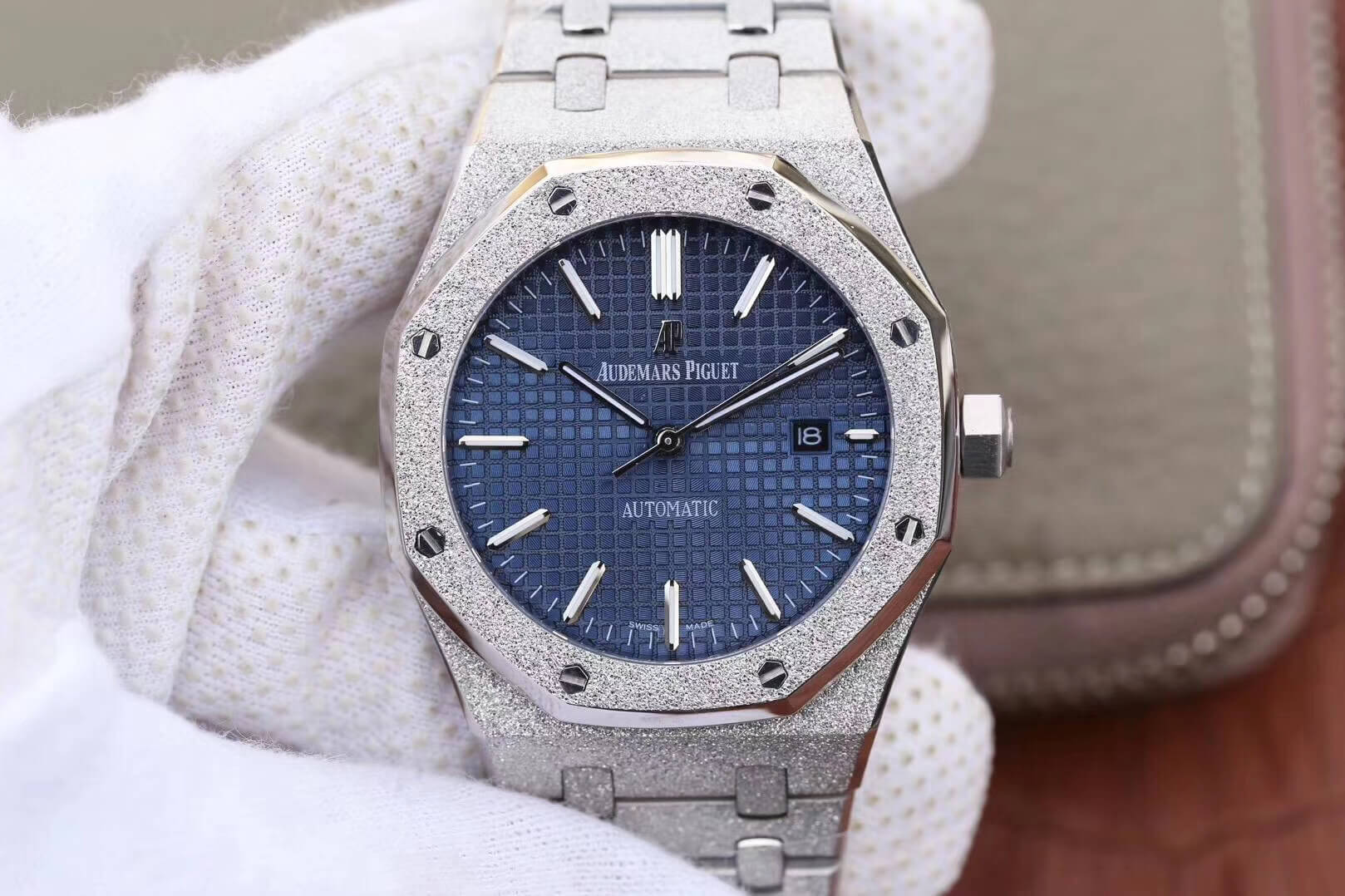 Replica Audemars Piguet Royal Oak 15454BC.GG.1259BC.01 1:1 Best Edition Blue Dial - DEEPREPS