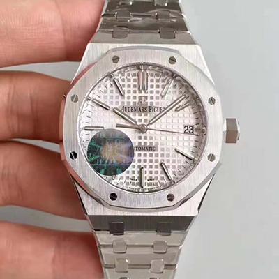 Replica Audemars Piguet Royal Oak Men Watches 1:1 Best Edition Silver Dial - DEEPREPS