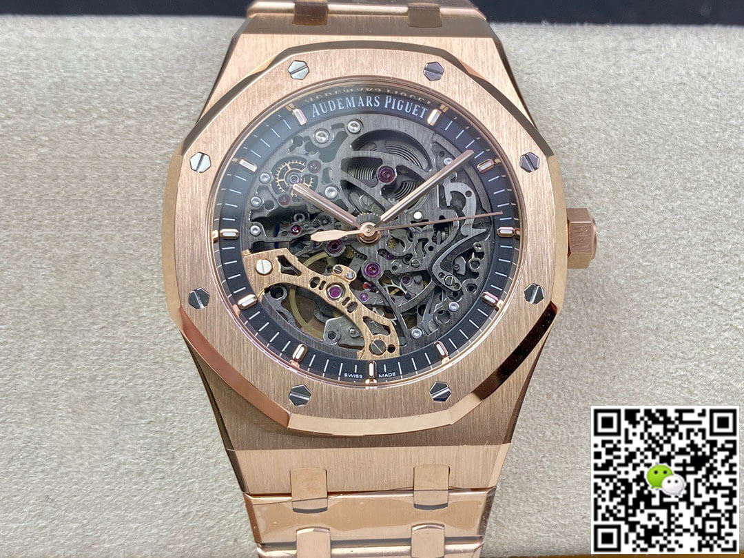Replica Audemars Piguet Royal Oak 15407OR.OO.1220OR.01 1:1 Best Edition Dark Grey Dial - DEEPREPS