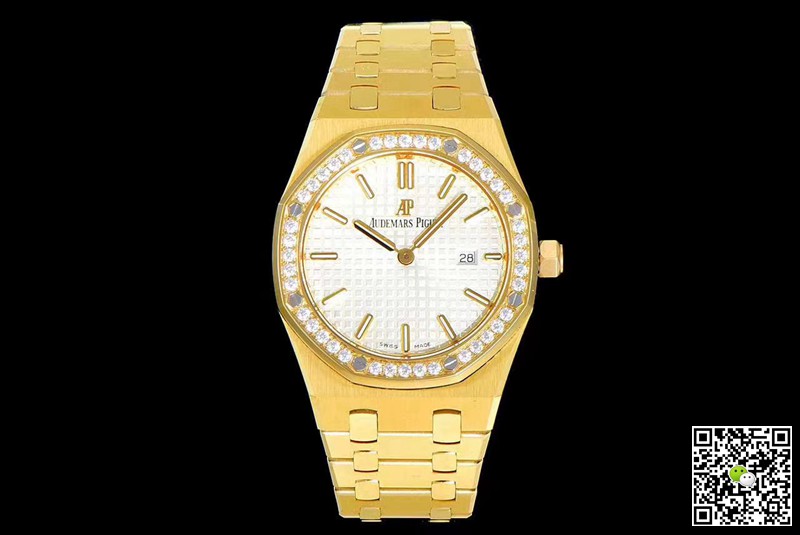 Replica Audemars Piguet Royal Oak 67651BA.ZZ.1261BA.01 1:1 Best Edition Yellow Gold Diamond - DEEPREPS