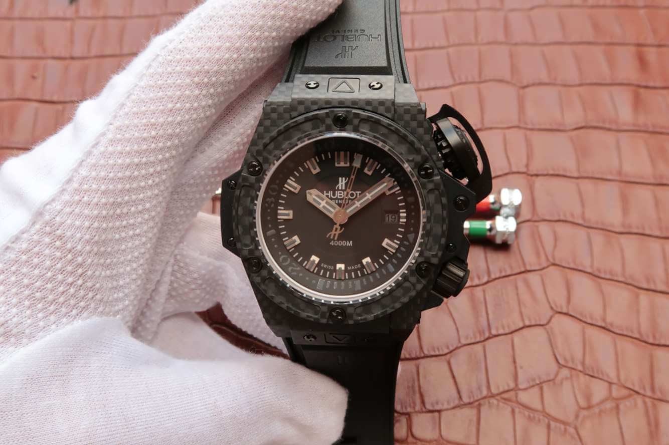 Hublot Replica King Power Oceanographic 4000M 731.QX.1140.RX 1:1 Best Edition Forged Carbon Fiber - DEEPREPS