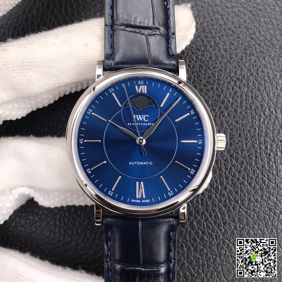 Replica IWC Portofino Moon Phase IW459402 1:1 Best Edition Blue Dial - DEEPREPS