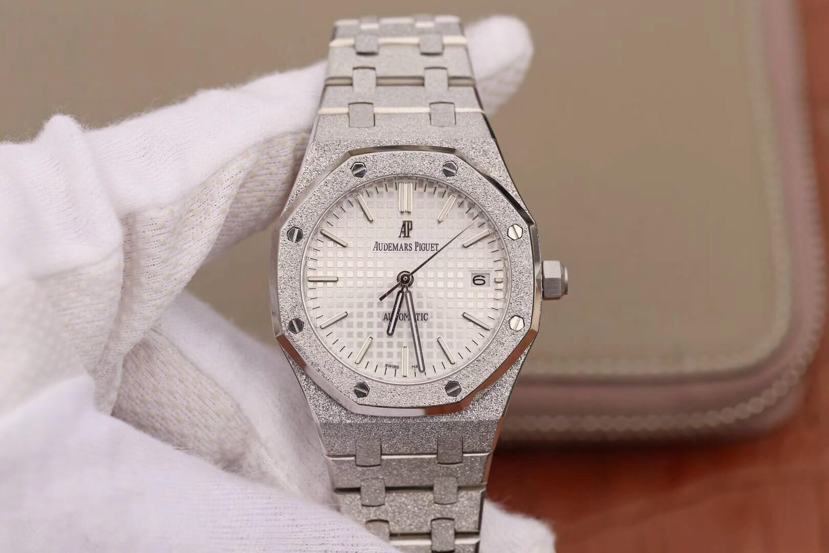 Replica Audemars Piguet Royal Oak 15454BC.GG.1259BC.01 1:1 Best Edition Silver Dial - DEEPREPS