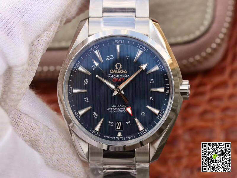 Replica Omega Seamaster Aqua Terra 231.10.43.22.03.001 1:1 Best Edition Blue Textured Dial - DEEPREPS