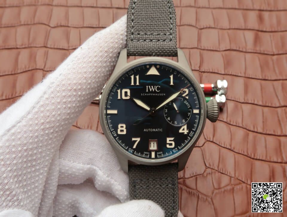 Replica IWC Pilot IW500909 1:1 Best Edition Titanium Ceramic Limited Edition Blue Dial - DEEPREPS