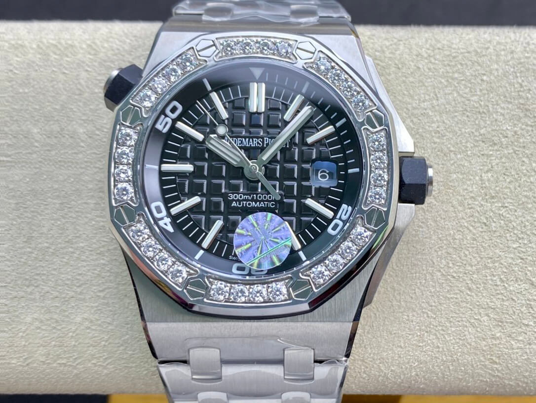 Replica Audemars Piguet Royal Oak Offshore 15703 1:1 Best Edition Diamond-set Bezel - DEEPREPS