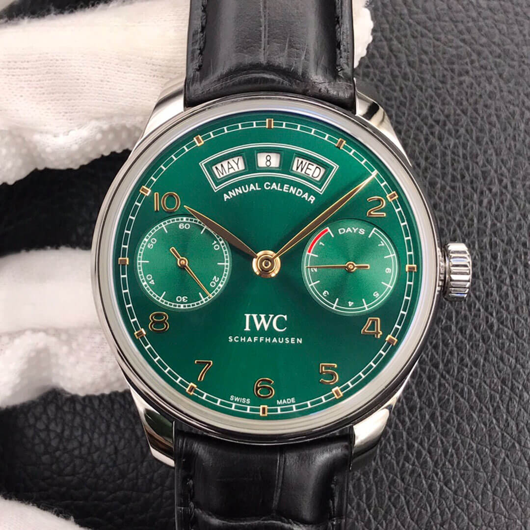 Replica IWC Portugieser IW503510 1:1 Best Edition Green Dial - DEEPREPS