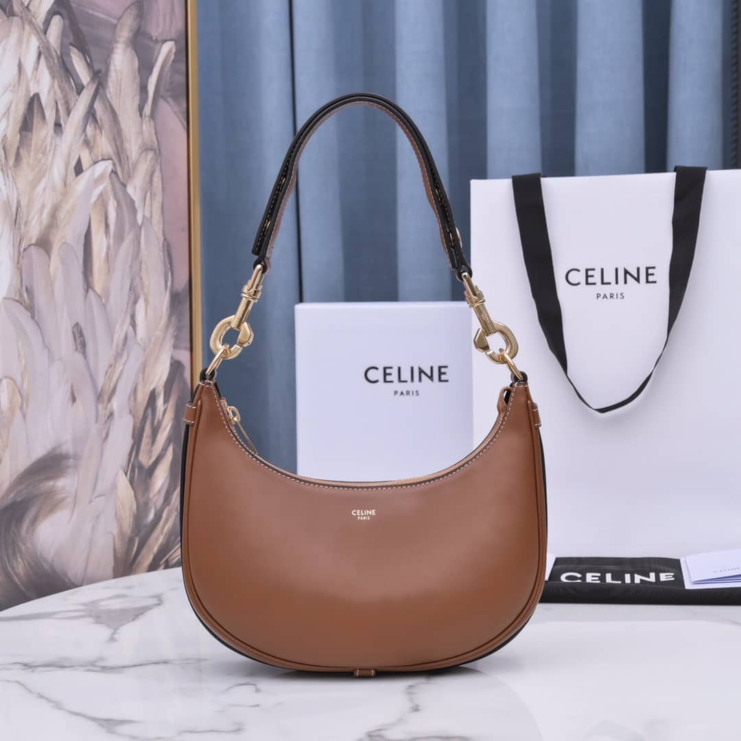 Celine Ava Calfskin Hobo Replica Bag - DEEPREPS
