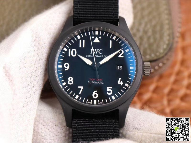 Replica IWC Pilot Top Gun IW326901 1:1 Best Edition Black Dial - DEEPREPS