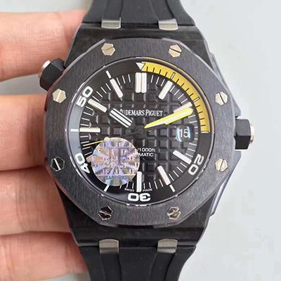 Replica Audemars Piguet Royal Oak Offshore Diver 15706AU.OO.A002CA.01 1:1 Best Edition Black Dial - DEEPREPS