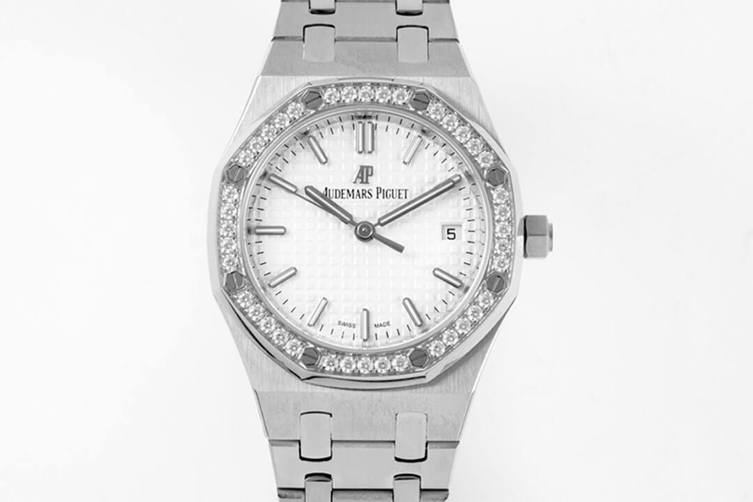 Replica Audemars Piguet Royal Oak 77350ST 1:1 Best Edition Silver Dial - DEEPREPS