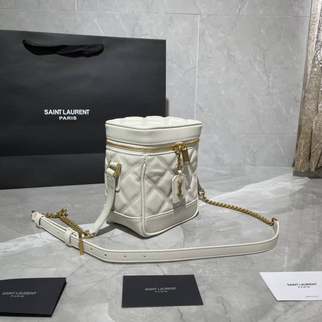 YSL Replica 80s Carré-Quilted Vanity Replica Bag - DEEPREPS