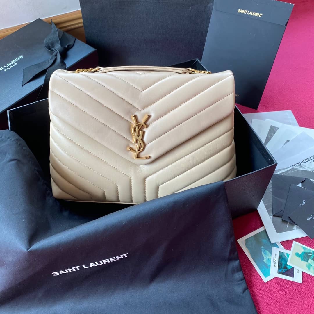 YSL Loulou Medium Quilted “Y” Leather Replica Bag - DEEPREPS