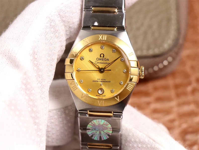 Replica Omega Constellation 131.20.29.20.58.001 1:1 Best Edition V5 Champagne dial - DEEPREPS