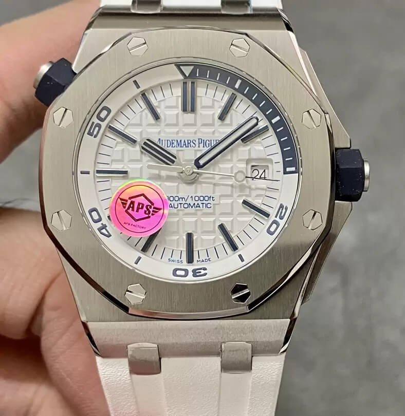 Replica Audemars Piguet Royal Oak Offshore 15710ST.OO.A010CA.01 1:1 Best Edition White Dial - DEEPREPS