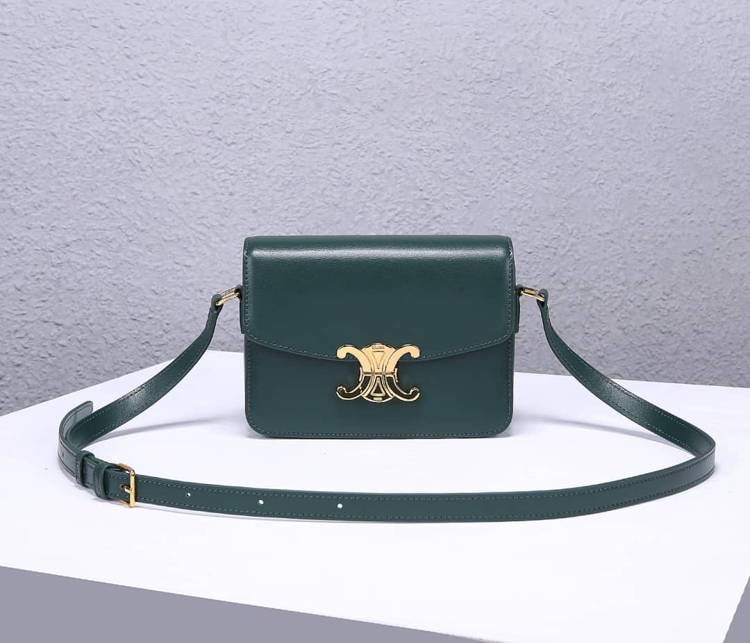 Celine Bag Dupe Triomphe Micro Luggage 18.5CM Replica Bag - DEEPREPS
