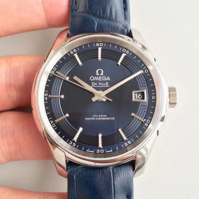 Replica Omega De Ville Hour Vision 431.33.41.21.03.001 1:1 Best Edition Blue Dial - DEEPREPS