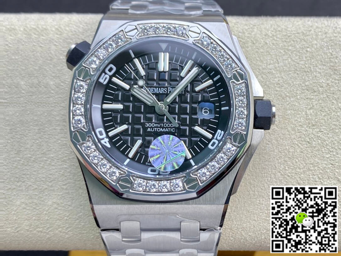 Replica Audemars Piguet Royal Oak Offshore 15703 1:1 Best Edition Diamond-set Bezel - DEEPREPS