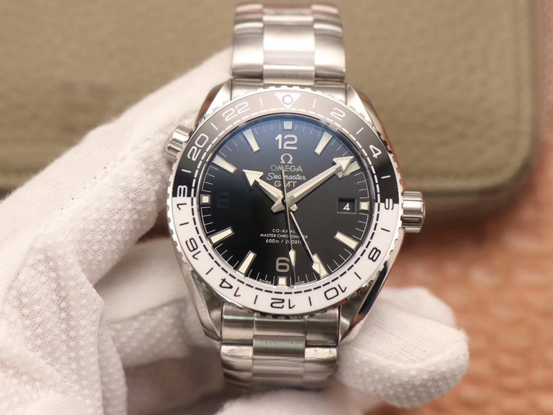 Replica Omega Seamaster GMT 215.30.44.22.01.001 600M 1:1 Best Edition Black Dial - DEEPREPS