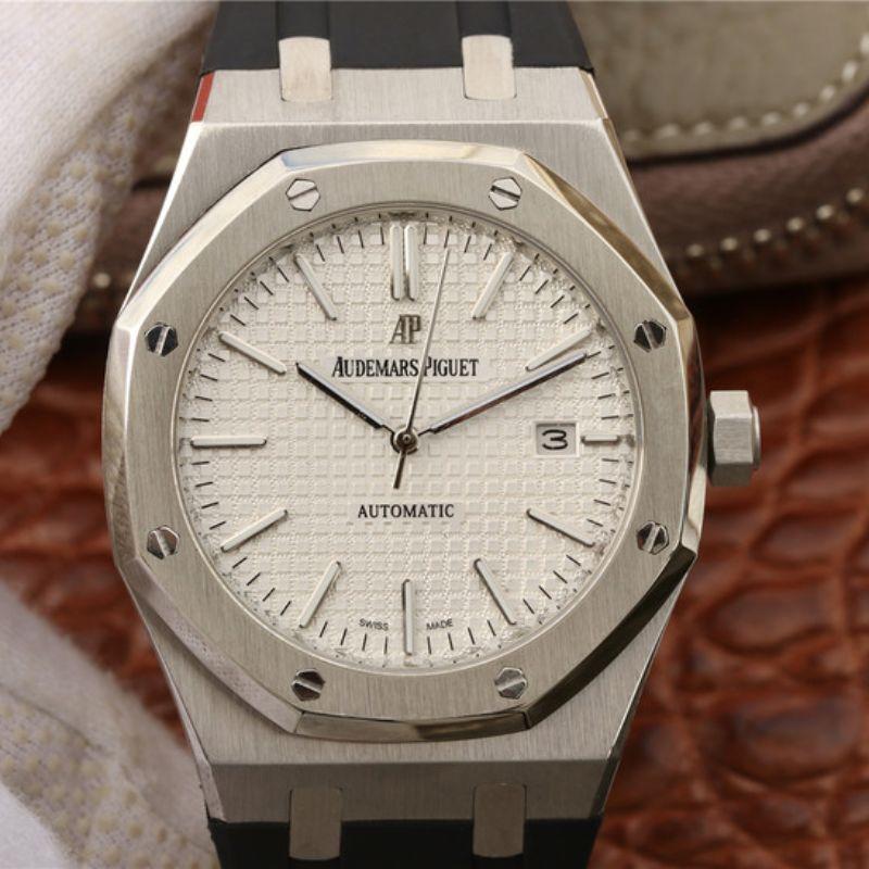 Replica Audemars Piguet Royal Oak 15400 1:1 Best Edition White Dial - DEEPREPS